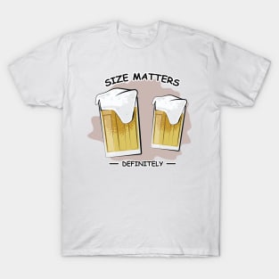 Size Matters - Beer T-Shirt